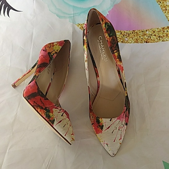 Charles David Shoes - CHARLE by Charles David FLORAL HEELS